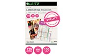 Laminering - Leitz Laminat lågvärme A6 125 mic 100/fp - 33806