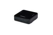 USB Hub - StarTech.com 4X4 USB 3.0 Peripheral Sharing Switch - For Mac / Windows / Linux - switch - 4 ports USB Hub - USB 3.0 - 4 porte - Svart - HBS304A24A