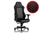 Gamingstol - noblechairs HERO Gaming Chair - Black/Red Gaming Stol - Svart / Röd - PU-skin - Upp till 150 kg - NBL-HRO-PU-BRD