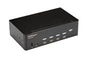 KVM switch - StarTech.com 4 Port HDMI KVM Switch - 4K 30Hz - Dual Display - KVM / audio / USB switch - 4 ports - rack-mountable - SV431DHD4KU