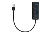 USB Hub - StarTech.com USB 3.0 Hub 4-port USB Hub - USB 3.0 - 4 porte - Svart - HB30A4AIB