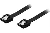 SATA kabel - Pro SATA Cable - Black - 0.5m - SATA6SSB-0.5