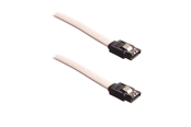 SATA kabel - DUTZO Sleeved SATA kabel - Vit - 1.03 m - DSC-SATASL10WHT