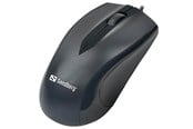 Mus - Sandberg USB Mouse - Mouse - Optic - 3 knappar - Svart - 631-01