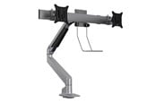 Monitorfäste - Multibrackets M VESA Gas Lift Arm Single Silver w. Duo Crossbar - 7350073735938