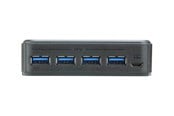 USB Hub - ATEN US234 - 2 x 4 USB 3.2 Gen1 Peripheral Sharing Switch USB Hub - 4 porte - Grey - US234