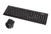 Tangentbord - Sandberg Wireless Office Desktop Set - Tastatur & Mus set - Nordisk - Svart - 631-20