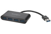 USB Hub - Kensington Hub USB 3.0 4-Port Hub USB Hub - 4 porte - Svart - K39121EU