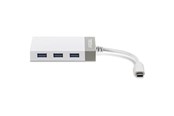 Nätverkskort (adaptrar osv.) - TRENDnet TUC-ETGH3 USB-C to Gigabit Adapter + USB Hub - TUC-ETGH3