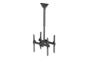 Väggfäste, AV-Möbel - Neomounts NM-C440DBLACK Dual monitor/TV mount ceiling 32-60" - h 56-91 cm - Max 50 kg - recommended for 60" - NM-C440DBLACK