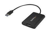 Displaykabel - StarTech.com USB to DisplayPort Adapter - USB 3.0 - 4K 30Hz - external video adapter - MCT T6-688L - black - USB32DPES2