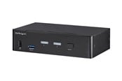 KVM switch - StarTech.com 2-Port DisplayPort KVM Switch - 4K 60Hz - TAA Compliant - KVM / audio / USB switch - 2 ports - SV231DPU34K