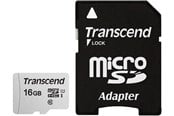 Flashram & USB Flash Drives - Transcend 300S microSD/SD - 95MB/s - 16GB - TS16GUSD300S-A