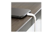 Displaykabel - StarTech.com 3.3 ft 1m USB to Lightning Cable - Apple MFi Certified - White - Lightning cable - Lightning / USB - 1 m - RUSBLTMM1M