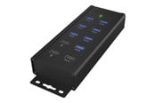 USB Hub - ICY BOX 7-Port - USB 3.0 USB Hub - USB 3.2 - 7 porte - Svart - IB-HUB1703-QC3
