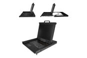 Skärm - 17" StarTech.com Rackmount KVM Console - Single-Port with 17" LCD Monitor - KVM console - 17" - RKCONS1701