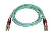 Nätverkskabel - StarTech.com 2m Aqua OM4 Duplex Multimode Fiber Optic Cable- 50/125 - LC/LC - network cable - 2 m - aqua - Blå - 2m - 450FBLCLC2