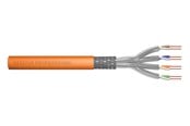 Nätverkskabel - DIGITUS CAT 7 S-FTP Installation Cable - 100m - Orange - 100m - DK-1743-VH-1