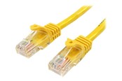 Nätverkskabel - StarTech.com 5m Yellow Cat5e / Cat 5 Snagless Ethernet Patch Cable 5 m - network cable - 5 m - yellow - Gul - 5m - 45PAT5MYL