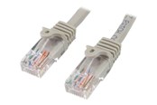 Nätverkskabel - StarTech.com 7m Gray Cat5e / Cat 5 Snagless Ethernet Patch Cable 7 m - patch cable - 7 m - grey - Grå - 7m - 45PAT7MGR