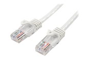 Nätverkskabel - StarTech.com 7m White Cat5e / Cat 5 Snagless Ethernet Patch Cable 7 m - patch cable - 7 m - white - Vit - 7m - 45PAT7MWH