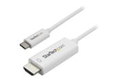 Displaykabel - StarTech.com USB-C - HDMI - 1m - Vit - CDP2HD1MWNL