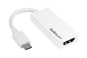 Displaykabel - StarTech.com USB C to HDMI Adapter - USB Type-C to HDMI Converter - 4K 60Hz - external video adapter - white - CDP2HD4K60W