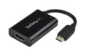 Displaykabel - StarTech.com USB-C to 4K HDMI Adapter - 60 Watt USB Power Delivery - Black - external video adapter - black - CDP2HDUCP