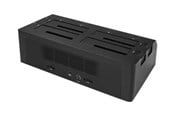 Hårddisk, tillbehör - StarTech.com 4 Bay SATA 2.5 / 3.5in SSD / HDD Dock - USB 3.1 USB-C / USB-A - storage enclosure - SATA 6Gb/s - USB 3.1 (Gen 2) - SDOCK4U313
