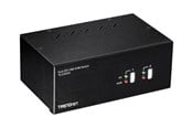 KVM switch - TRENDnet TK-232DV - KVM / audio / USB switch - 2 ports - TK-232DV