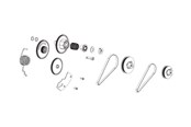 Skrivare tillbehör - Zebra ZT400 SERIES KIT DRIVE SYSTEM - P1058930-039