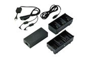 Laddare - Zebra 3-Slot Battery Charger Connected via Y Cable - SAC-MPP-6BCHUK1-01
