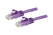 Nätverkskabel - StarTech.com 5m Purple Cat6 / Cat 6 Snagless Ethernet Patch Cable 5 m - patch cable - 5 m - purple - Lila - 5m - N6PATC5MPL
