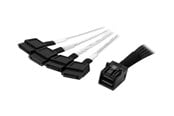 SATA kabel - StarTech.com 1m Internal Mini SAS to SATA Cable - SFF-8643 to 4x SATA - SATA / SAS cable - 1 m - SAS43SAT1M