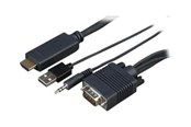 Antennkabel - Sony CAB-VGAHDMI1 - HDMI cable - HDMI / VGA / audio / USB - 1 m - CAB-VGAHDMI1