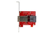 SAS / SCSI-kabel - StarTech.com Mini-SAS Adapter - Dual SFF-8643 to SFF-8644 - 12Gbps - SAS internal to external panel - SFF86448PLT2