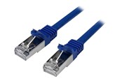Nätverkskabel - StarTech.com 3m Blue Cat6 / Cat 6 Shielded (SFTP) Patch Cable 3 m - patch cable - 3 m - blue - Blå - 3m - N6SPAT3MBL