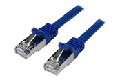Nätverkskabel - StarTech.com 5m Blue Cat6 / Cat 6 Shielded (SFTP) Patch Cable 5 m - patch cable - 5 m - blue - Blå - 5m - N6SPAT5MBL