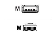 Övriga kablar - Zebra CABLE SHIELD USB SER A CONNECT - CBA-U46-S07ZAR