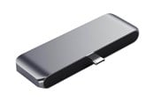 Dockning - Satechi Aluminum Type-C Mobile Pro Hub Adapter - Space Grey - ST-TCMPHM