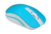 Mus - iBOX LORIINI BLUE - mouse - 2.4 GHz - white blue - Mouse - Optic - 3 knappar - Blå - IMOF008WBL