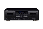 HiFi - AV Receiver/Amplifier - TEAC W-1200 - dual cassette deck - Dubbelt kassettdäck - Svart - W-1200-B