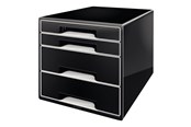 Skrivbordstillbehör - Leitz  CUBE Lådbox med 4 lådor Svart - 52520095