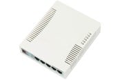 Switch - MikroTik RouterBOARD RB260GS 6-Port Switch (5x 1G RJ45 / 1x 1G SFP) - CSS106-5G-1S