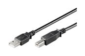USB-kabel - Pro USB-A <-> USB-B 2.0 - 1.8m - Svart - SI-77022-S