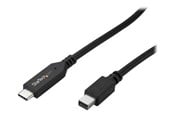Displaykabel - StarTech.com 1.8m / 6 ft USB-C to Mini DisplayPort Cable - 4K 60Hz - Black - external video adapter - STM32F072CBU6 - black - CDP2MDPMM6B