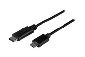 USB-kabel - StarTech.com 1m 3ft USB C to Micro B Cable M/M / USB 2.0 / Micro USB Type C - USB-C cable - 1 m - USB2CUB1M