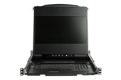 KVM switch - StarTech.com 17" Dual Rail Rackmount KVM Console with 1080p - DVI & VGA - KVM console - Full HD (1080p) - 17.3" - RKCONS17HD