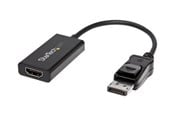Displaykabel - StarTech.com DisplayPort to HDMI Adapter - HDR 4K 60Hz - DP to HDMI Dongle - video adapter - DisplayPort / HDMI - 25.16 cm - DP2HD4K60H