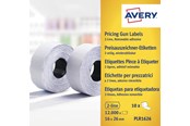 Papper, Fotopapper & Etiketter - Avery vita avtagbara prisetiketter, 26 x 16 mm, Avtagbara - PLR1626
